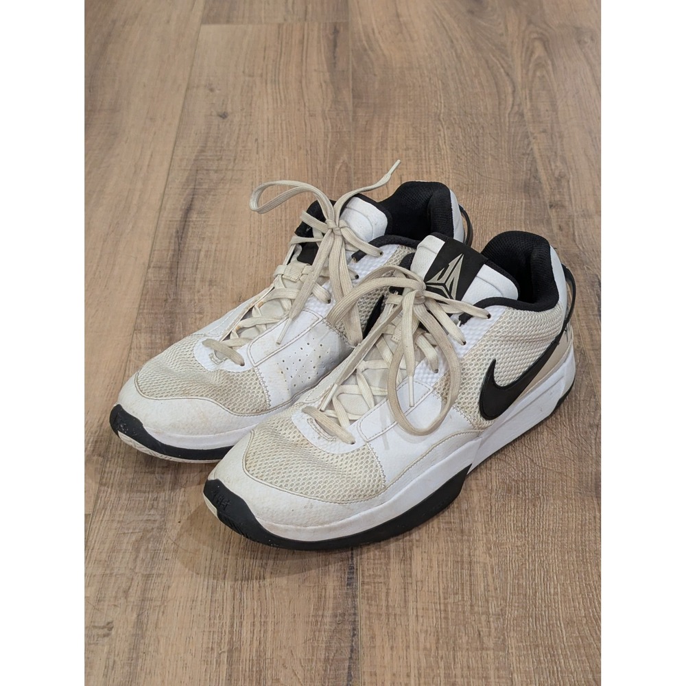 Nike Ja 1 TB White Black Men's Size 13 Basketball Shoes FV1303-100